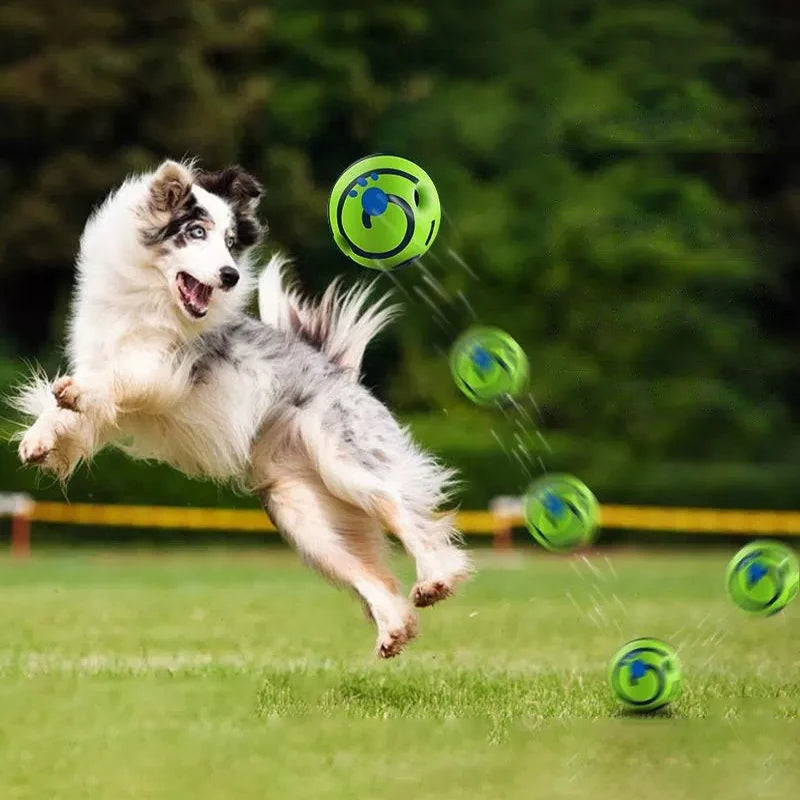 Wobble Wag Giggle Glow Ball - Interactive Dog Toy with Fun Sounds for Endless Entertainment!